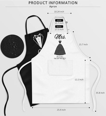 Wedding Gifts Engagement Gifts for Couples Mr and Mrs Aprons for Couples Gift…