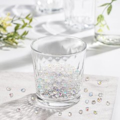Iridescent Vase Filler, 1400 PCS 6 * 9 mm Acrylic Ice Cubes Acrylic Gem Plastic