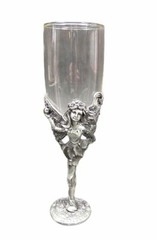 Fairy Champagne Flute Wedding Toasting Glass Wine Goblet B