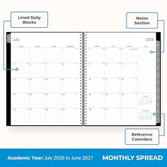 2026-2027 Weekly and Monthly Academic Year 7″ x 9″ Enterprise- 2026/2027