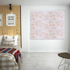 20 Pcs Silk Artificial Hydrangea Flower Wall Panels Wedding Backdrops Mats