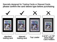 Premium Card Binder 12 Pocket – Fits 1200 Cards，3X4 Ringless Card Binder