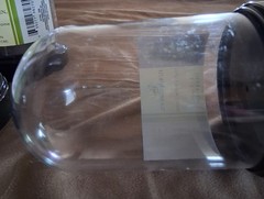 3 Floral Garden High Cloche Dome 5.7 x 3.6 Clear Plastic 2-Piece New