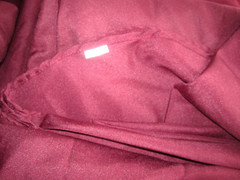 (1) ~90″ Round Tablecloth Table Cover Seamless Wedding Banquet – BURGUNDY