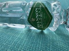 Vintage Shannon Crystal Ireland 14” Serrated Serving Knife Crystal Handle NOS