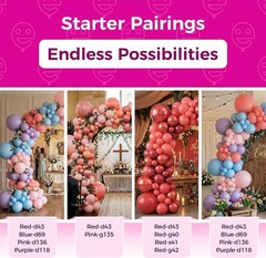 Bezente Coral Latex Party Balloons – 100 Pack 12 inch Round Helium Pastel Coral
