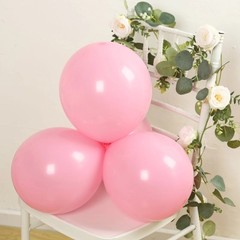 50 PINK 12″ Biodegradable Latex Matte Pastel Balloons Party Wedding Decorations