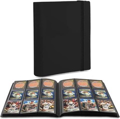 Trading Card Binder Holder, 9-Pocket Sports Card Collector Binder Album for T…