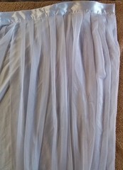 Table Skirting Banquet Table * NEW * White Tulle Washable Wedding Shower