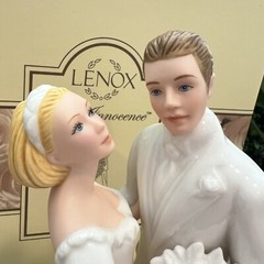 Lenox Opal Innocence | Bride and Groom | Cake Topper | New in Box | Wedding