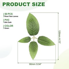 50Pcs Cherry Blossom Four Fake Leaves Artificial Plants Greenery Decorations