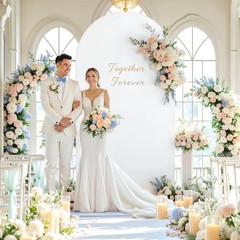 Stretch Spandex Archway Cover with Zipper Fits 4FT–7.2FT Wedding Decor Backdrop