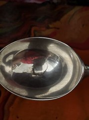 Wedding Cake Cutting Set From India With Icecream Scoop Lg Red Glass Beads