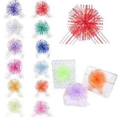12 Pieces Large Organza Pull Bows,6 Inches Pull Bows for Ogs2-12-mixed Color