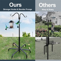 Outdoor Indoor String Light Pole 2 Pack For Deck Garden Holiday Party Wedding US