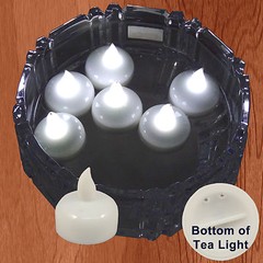 FREESH 18X Waterproof LED Floating Tealight Flameless Candle Wedding Party WHITE