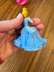 Disney Princess PVC Cake Topper Lot Of 3 Cinderella Belle Aurora