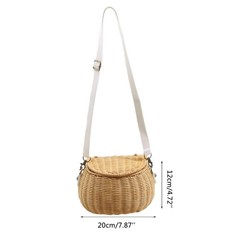 Basket with Lid Toy Container for Children Boys Girls Shoulder Bag