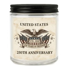 250 Anniversary USA – 4th of July Patriotic Candles 250th Anniversary USA Patrio