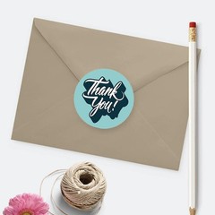 Thank You Stickers, 1.5″ Thank You Stickers Roll for Small Business, Ideal fo…