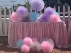 Tulle Roll Spool 6″ x 100 Yards (300FT) Wedding Party Decoration Light Purple