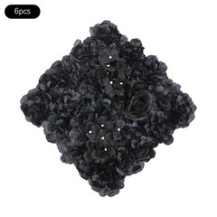 6Pcs Artificial Flower Wall Panels Backdrop Bouquet Wedding Party Background