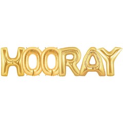 16″ 40″ Letter Balloons Number Balloon HOORAY Graduation Celebration Decoration