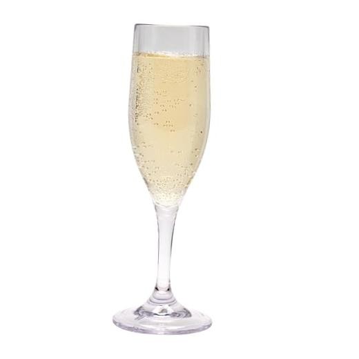 G.E.T. SW-1401-1-SAN-CL-EC BPA-Free Shatterproof Plastic Champagne Set of 4