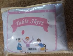 Table Skirting Banquet Table * NEW * White Tulle Washable Wedding Shower