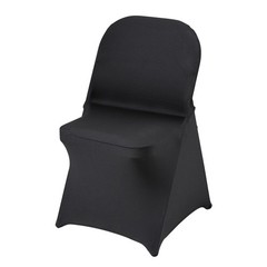 Uimoso 50PCS Black Stretch Spandex Chair Covers for Events and Dining