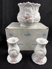 Forever True Precious Moments Enesco Wedding Unity Candle Set #135623