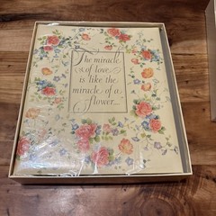 Hallmark VINTAGE Wedding Keepsake Album Photo Book Memories NEW 9″x11″