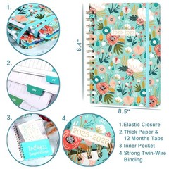 Planner 2026-2027 – Weekly Monthly Planner form July 2026 to June 2027, Green