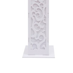 8PCS White 47.2»ADJUSTABLE Roman Columns PLANT PEDESTAL STANDS Party Decoration