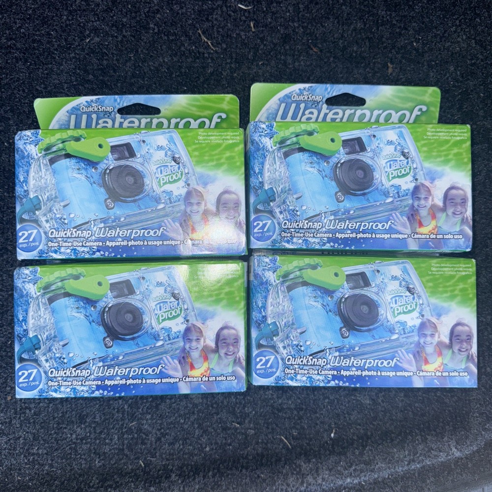 4X Underwater Camera Waterproof Fuji Quicksnap 27 Exposure Fujifilm NEW 10/25