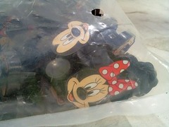 DecoPac Disney Mickey Mouse and Minnie Mouse Cupcake Topper Rings, 144 Count