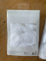 Amscan 600 Piece Artificial White Rose Petals NIB