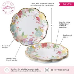 Kate Aspen Garden Blooms 9 in. Premium Decorative Paper 9 Inch, Multicolor
