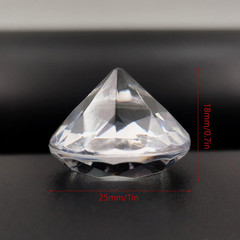 100Pcs Clear Acrylic Diamonds 1 Inch Wedding Table Scatters Gemstones Confetti f