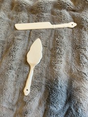 Happily Ever After Ceramic White Wedding Cake Knife And Server Set Mr And Mrs
