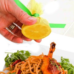 Regency Wraps Lemon Wraps Lemon Covers Yellow Green Ribbon 500 Count Wedge Bags