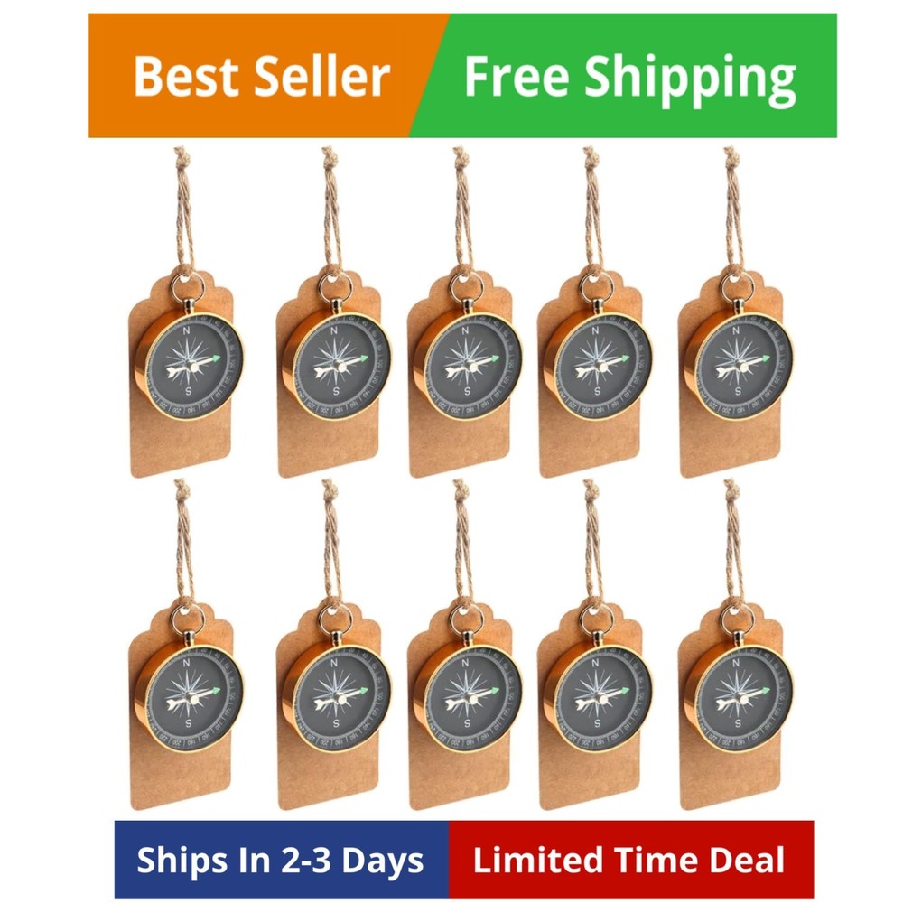 50 Sets/100pcs Compass Wedding Favors for Guests, Compass Souvenir Gift with …