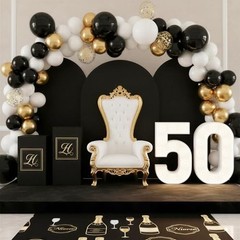 Black and Gold Balloons, 2026 Graduation 5 Inch+10 Inch+12 Inch+18 Inch