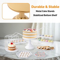 Wedding Cake Stand Collection – Wipe-Clean White Finish for Lasting Elegance NEW