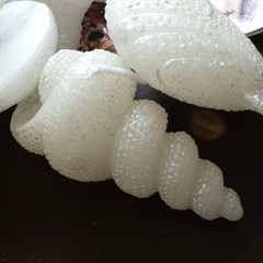 Hallmark Seashells Tea light Candles Beach Seaside Villa 5 White Shells Lot Set