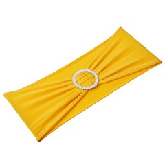 Uimoso 100PCS Stretch Spandex Chair Sashes Elastic Band Wedding Party Dining