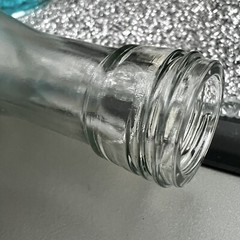Clear Glass Bottles 187 ml Case of 24 Party Wedding Shower Favors Crafts NIB