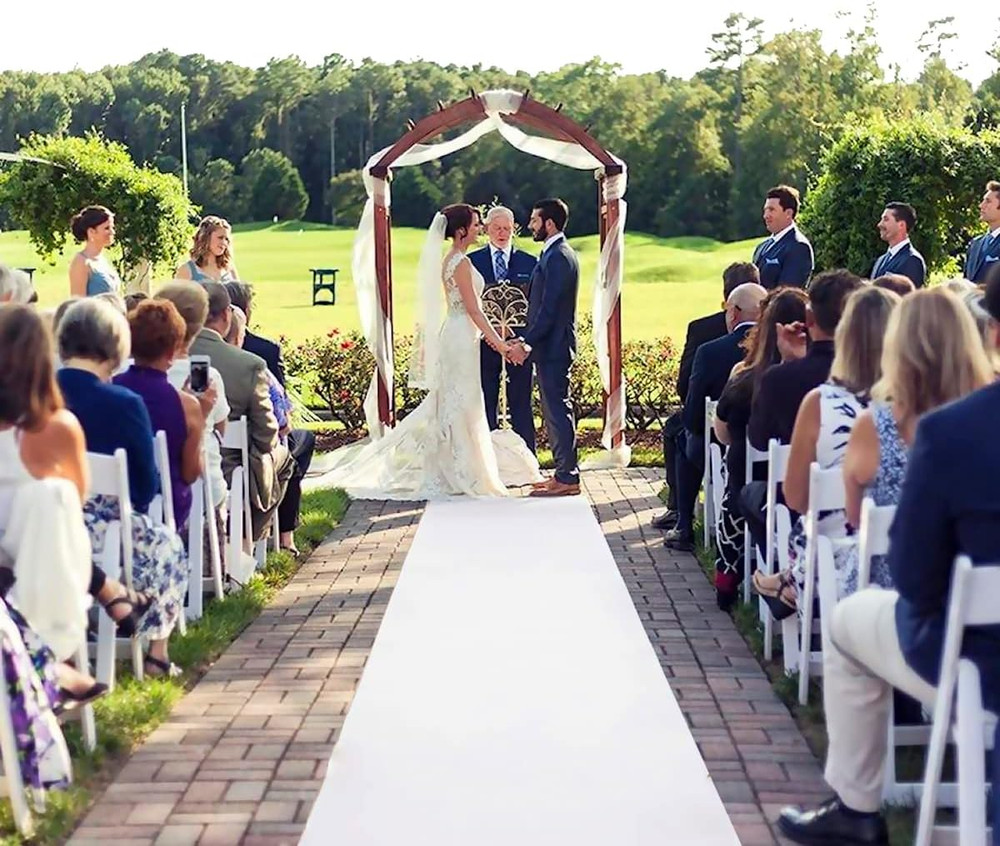 Extra Thick White Carpet Runner for Party, 33 Feet White Aisle Runner for Weddin
