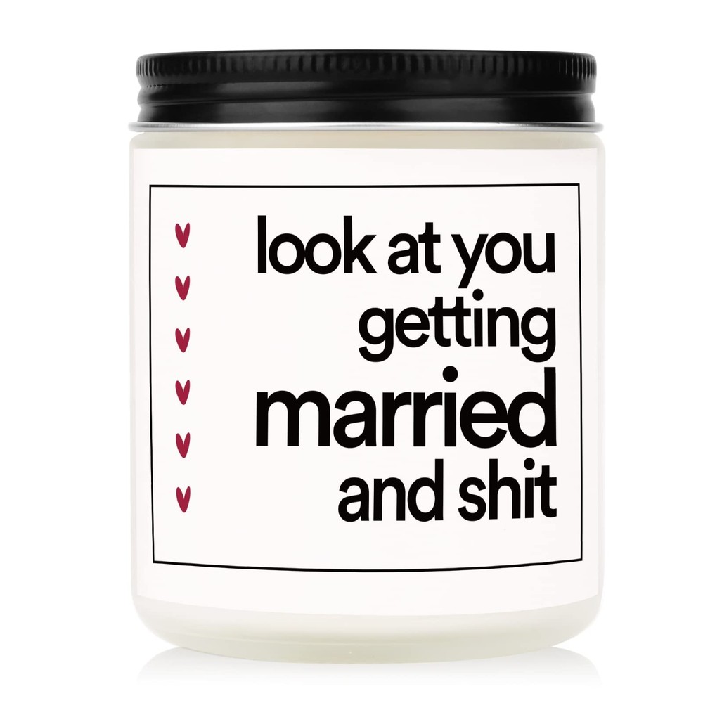 BaubleDazz Funny Wedding Gifts, 7oz, Look at You, Getting Married