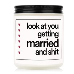 BaubleDazz Funny Wedding Gifts, 7oz, Look at You, Getting Married